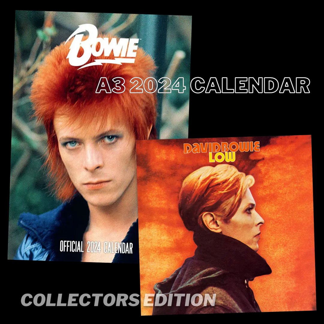 OFFICIAL 2024 BOWIE CALENDARS AVAILABLE FOR PREORDER — David Bowie