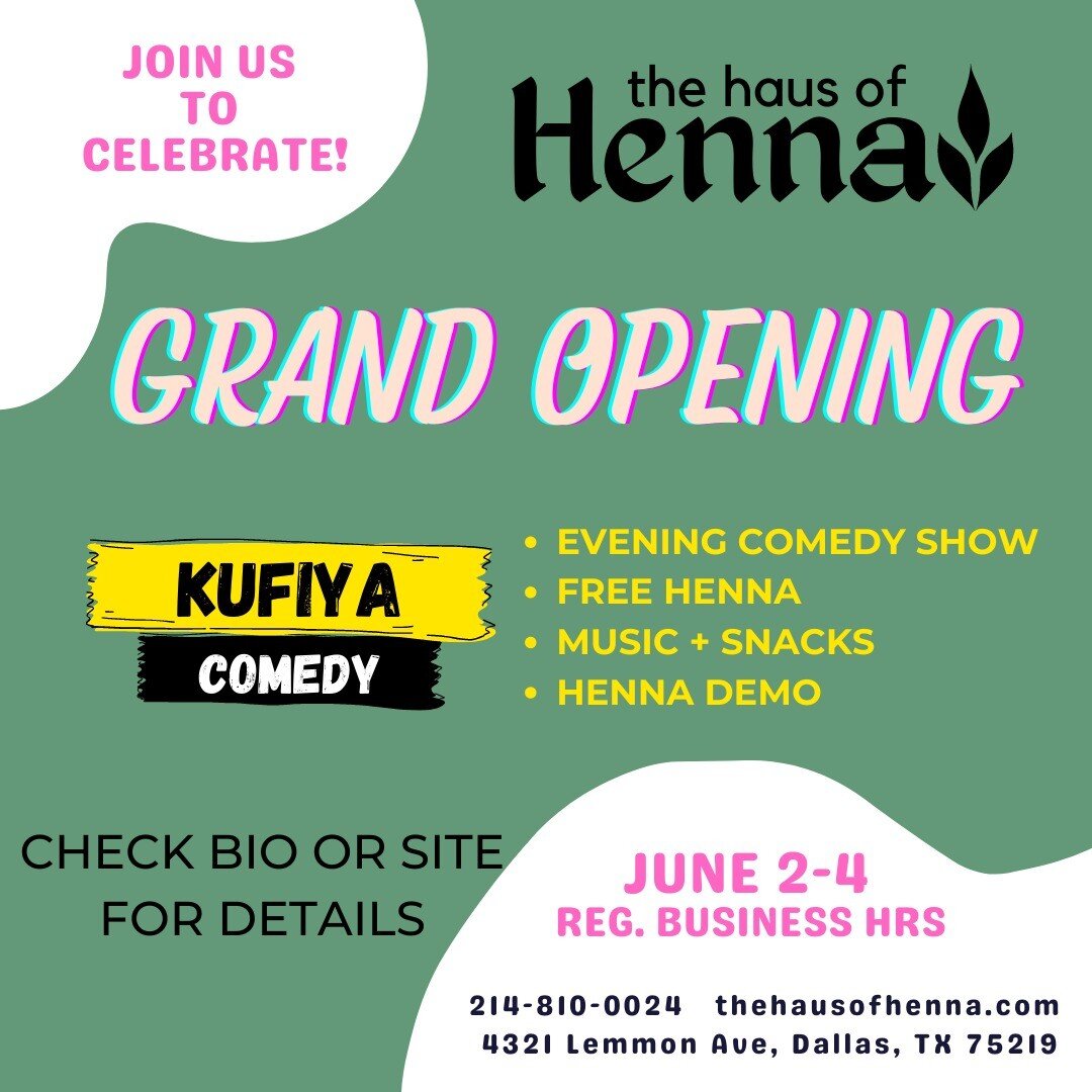 Hey babes! 

We are ready for you on June 2nd-4th to come celebrate our grand opening with us! Check out our bio for more details, and make sure to reserve yourself a seat at our first comedy show at the studio. Some of you know this, but for those t
