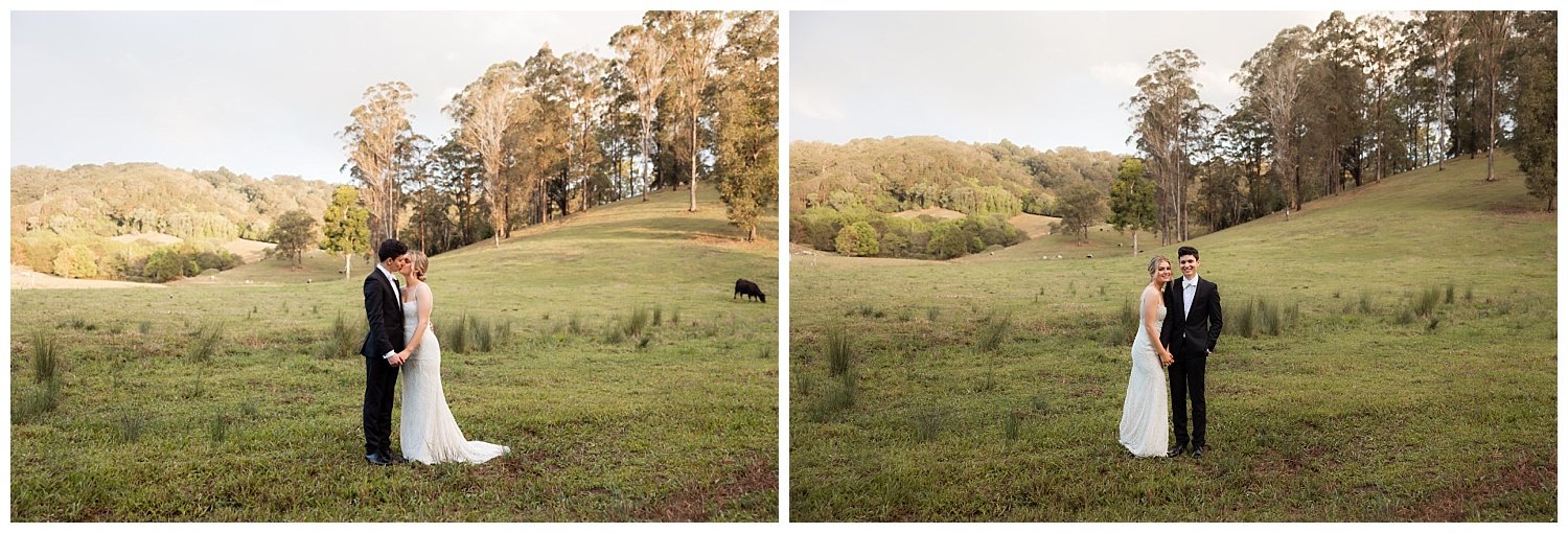 Gold Coast wedding photographer photographs Bellingdale Farm wedding.