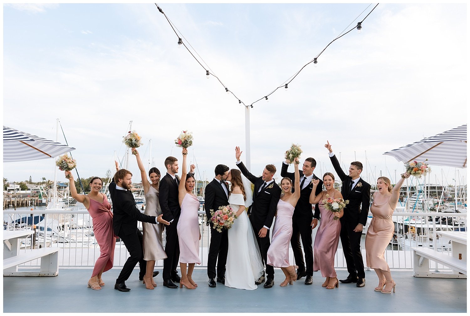 Gold-coast-wedding-photographer-captures-a-vibrant-Pier-33-wedding-day