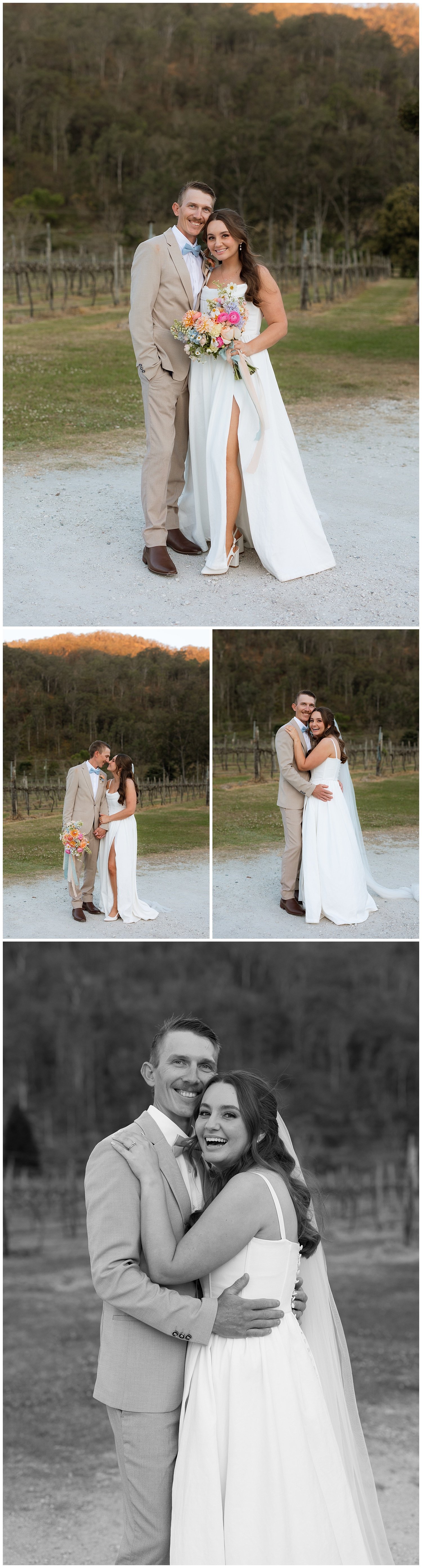 O'Reilly's Canungra Valley Vineyards wedding captured by Scenic Rim and Gold Coast wedding photographer