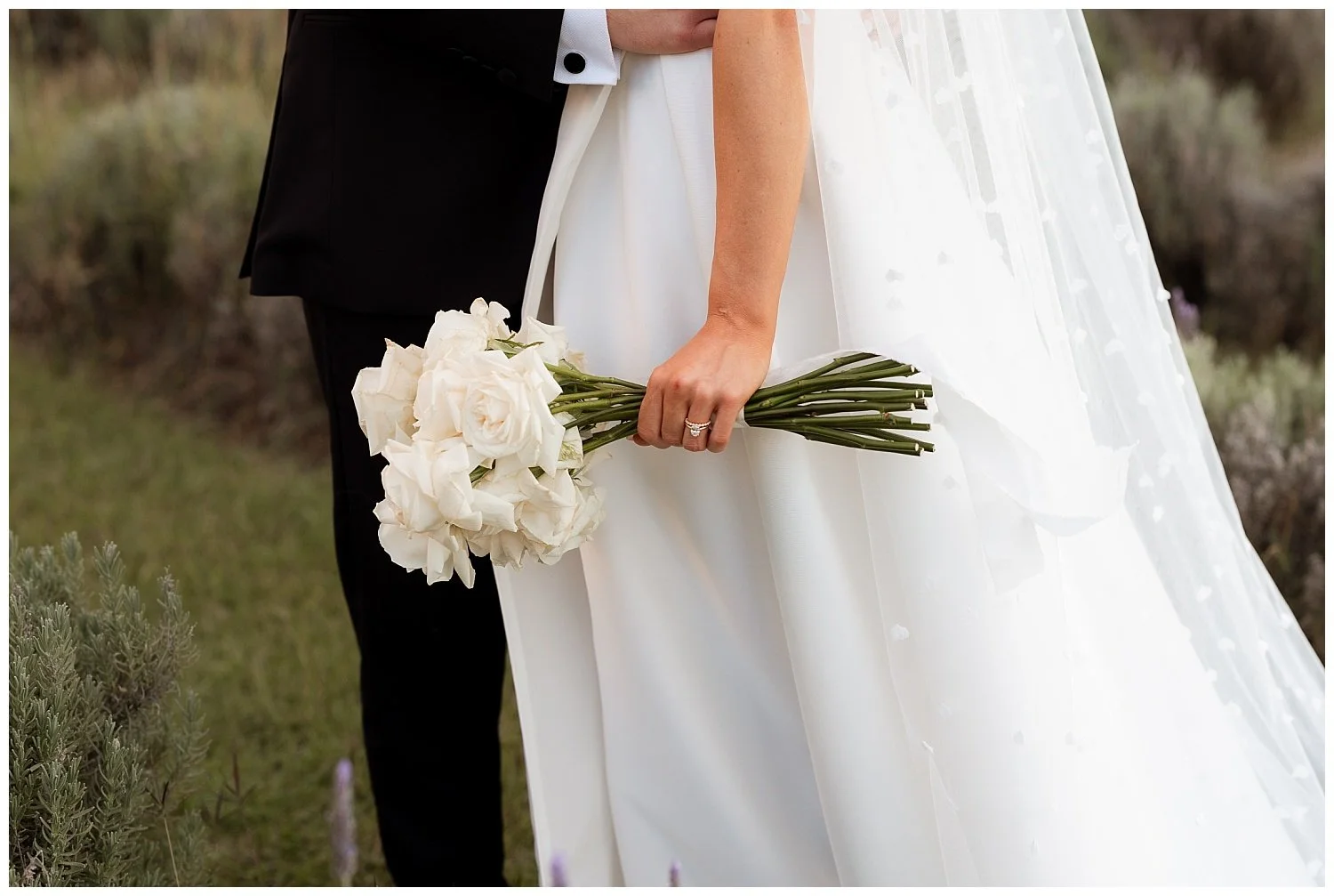 Kooroomba Lavender Farm wedding captured by Scenic Rim wedding photographer