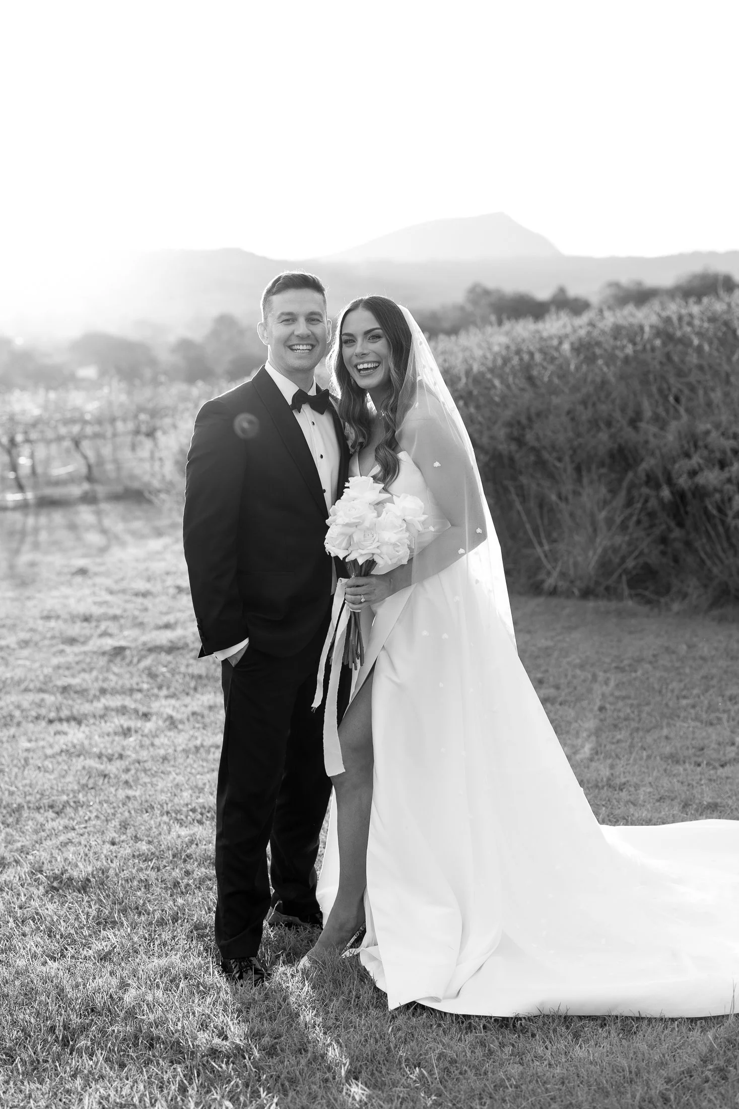 Kooroomba Lavender Farm wedding captured by Scenic Rim wedding photographer