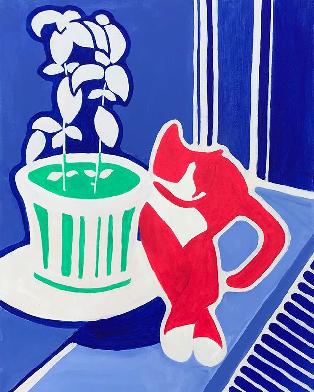 Steve.
&bull;
&bull;
&bull;
&bull;
#acrylicpainting #artistsoninstagram #catsofinstagram