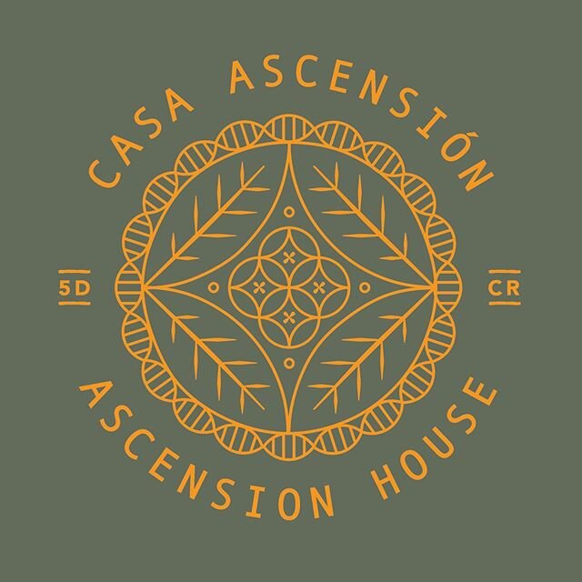 Logo and pattern design for Casa Ascensi&oacute;n in beautiful Platanillo, Costa Rica, a dope up-and-coming conscious cafe, magical garden, and playground for creative minds 💫
&bull;
&bull;
&bull;
#puravida #cafe #sustainable #design#logodesigner #p