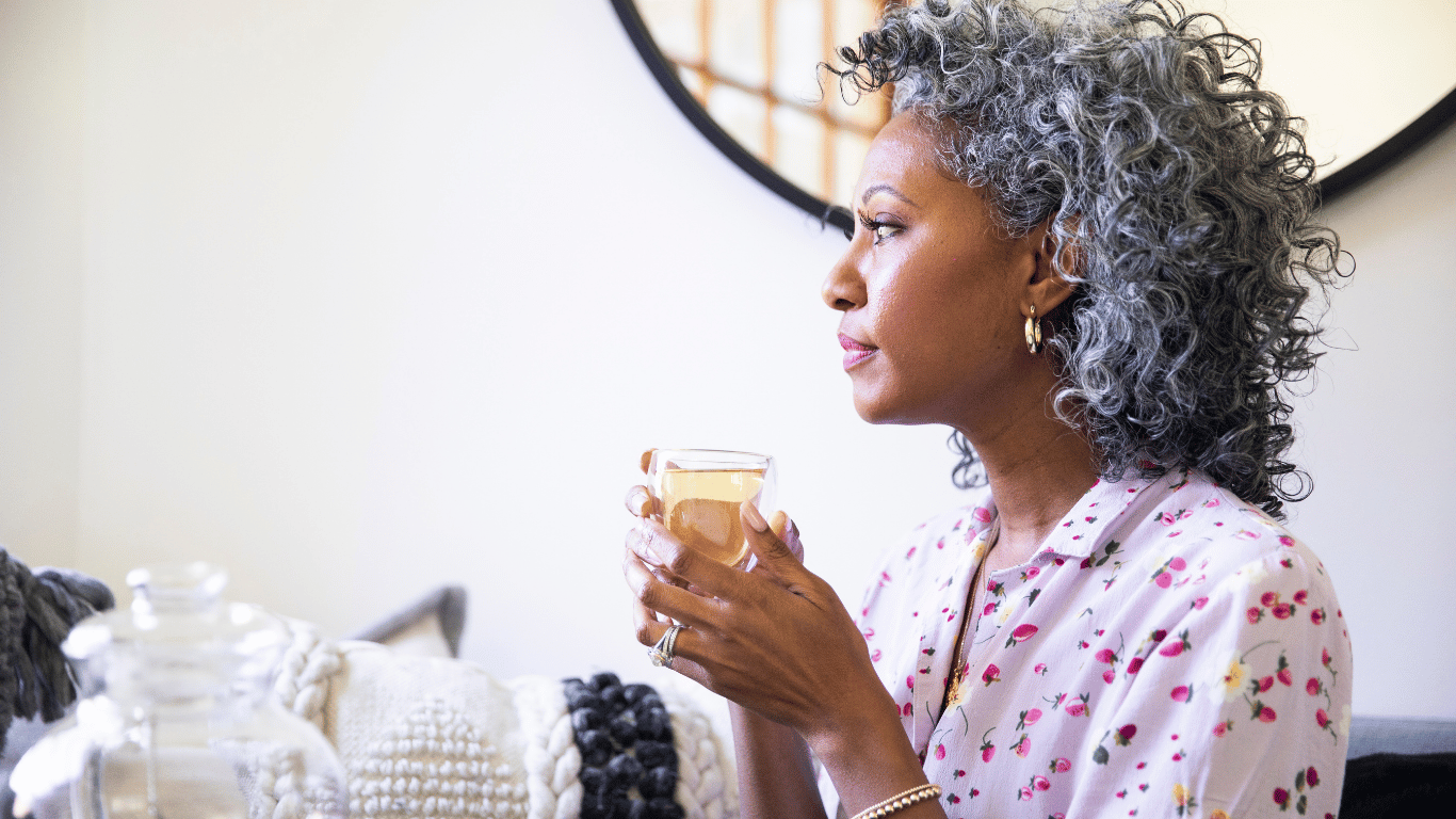 Image of woman in deep thought