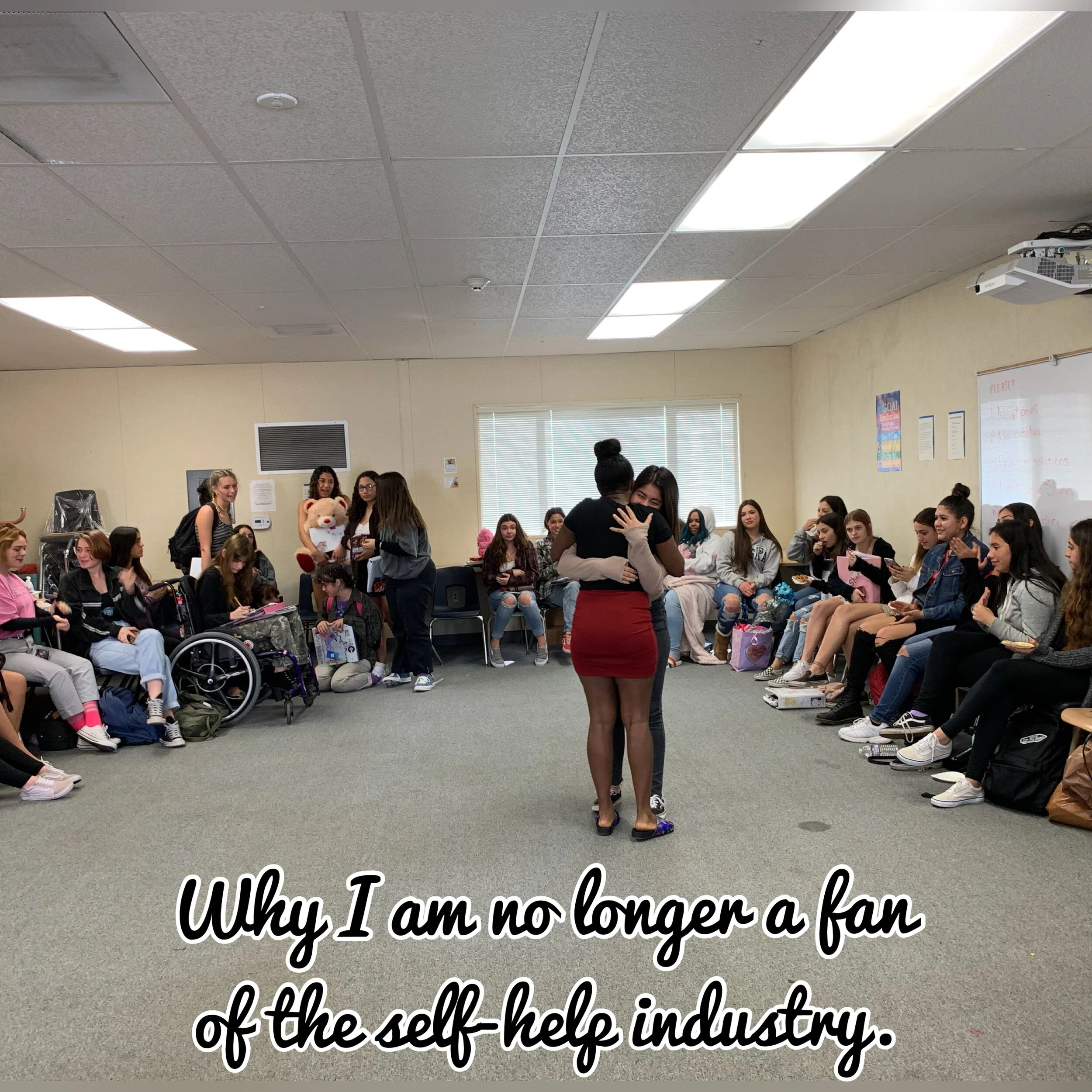 Why I am no longer a fan of the self-help industry.