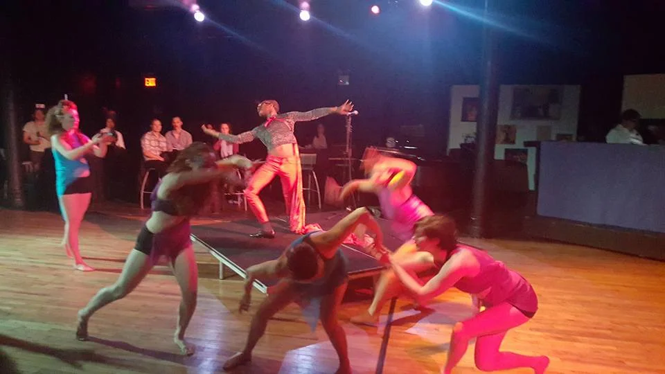 Dancers during the 90X FoodFest
