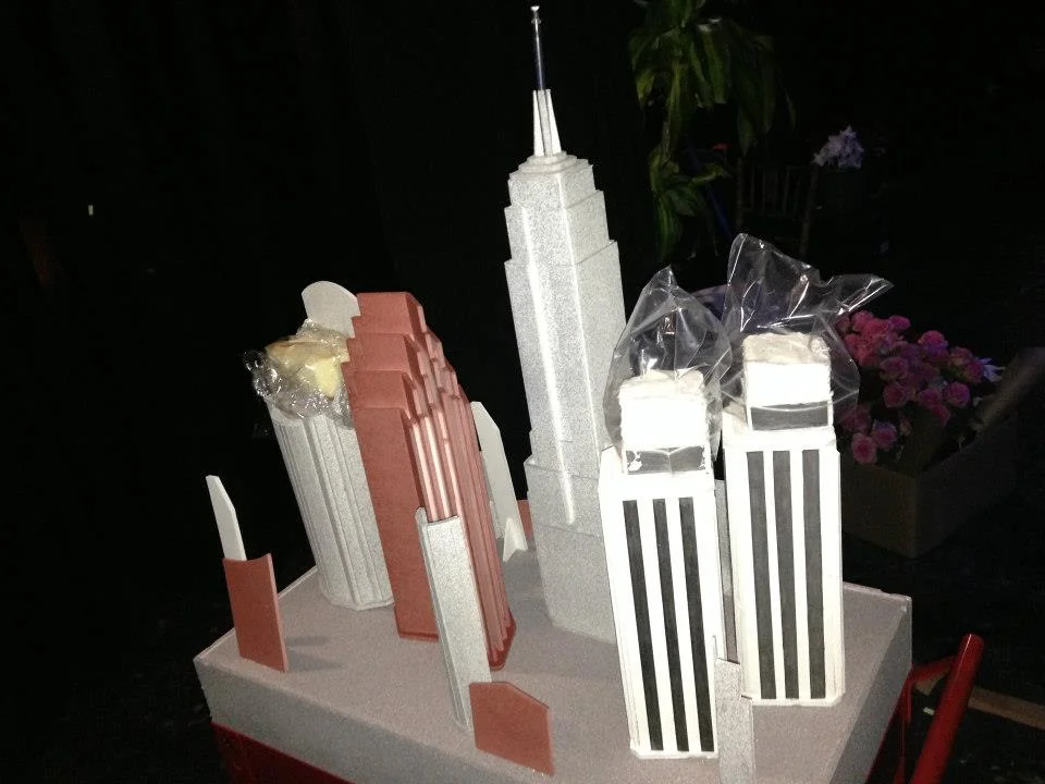 The cities Audrey II eats during the finale. Edible, delicious, and built/baked by Eric Berg.