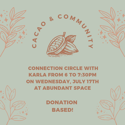 Donation Based Cacao Community Connectiom Circle