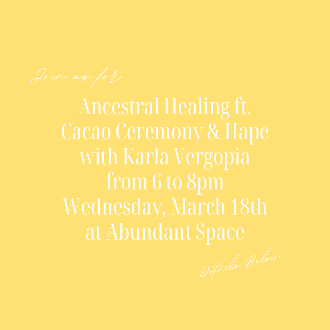 Ancestral Healing ft. Cacao Ceremony &amp; Hape