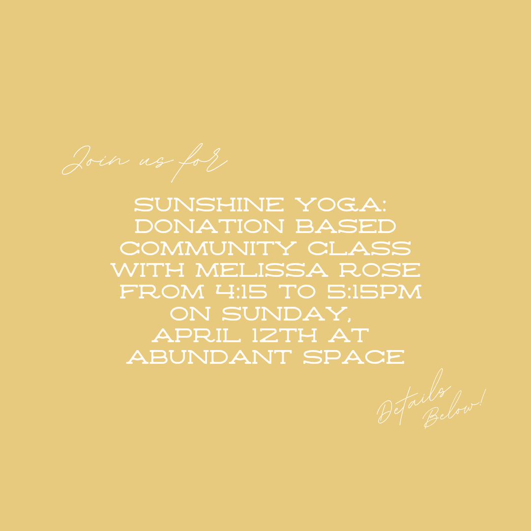 Sunshine Yoga: Free Community Class
