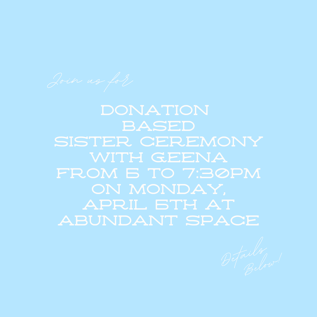 Donation Based Sister Ceremony