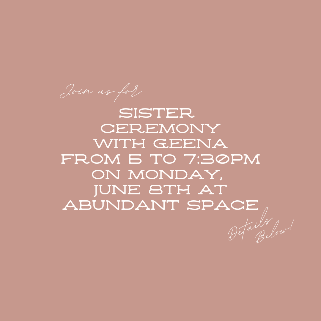 Sister Ceremony