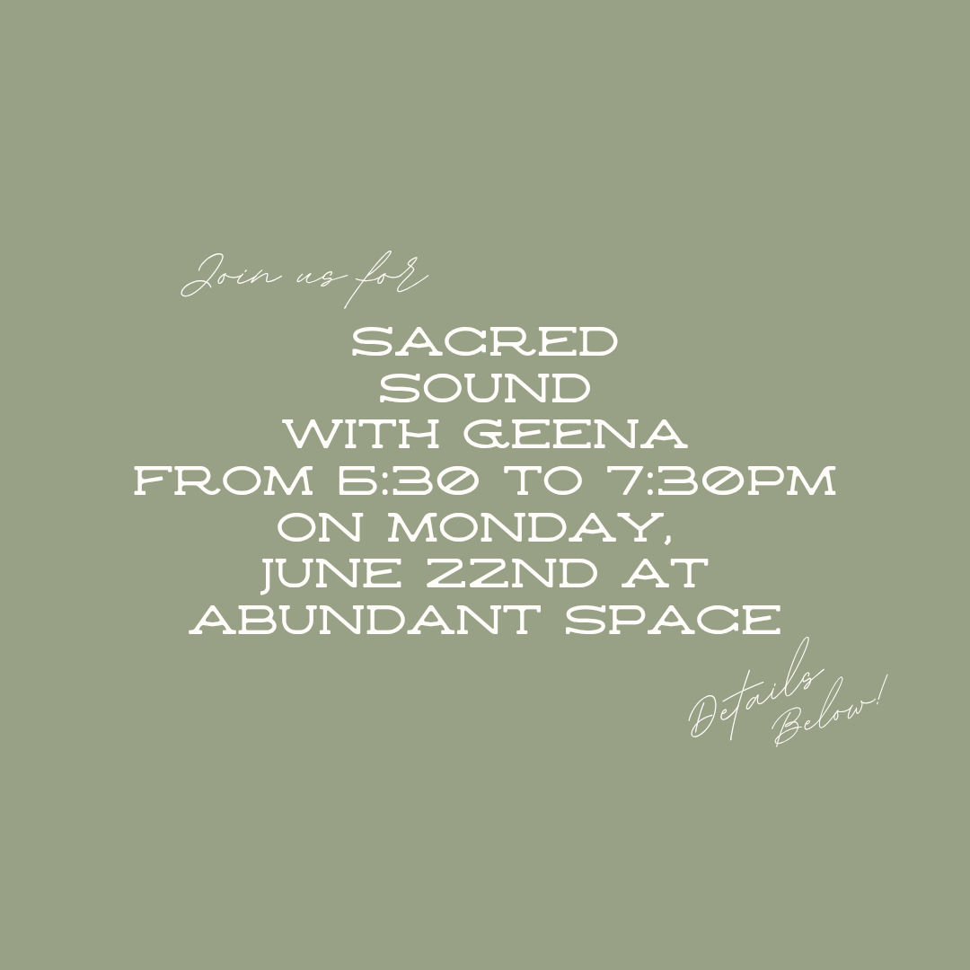 Donation Based Sacred Sound