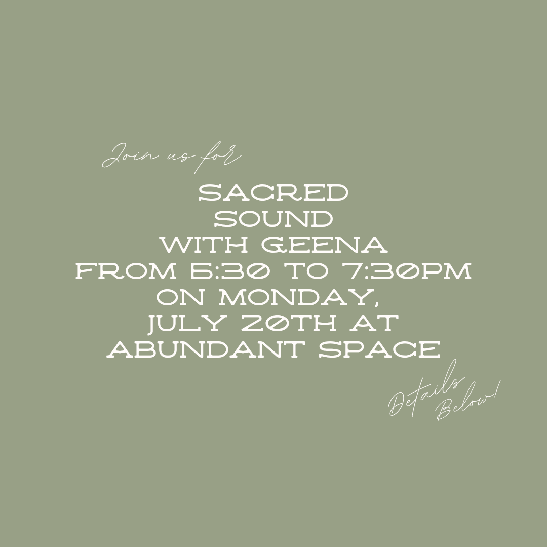 Donation Based Sacred Sound