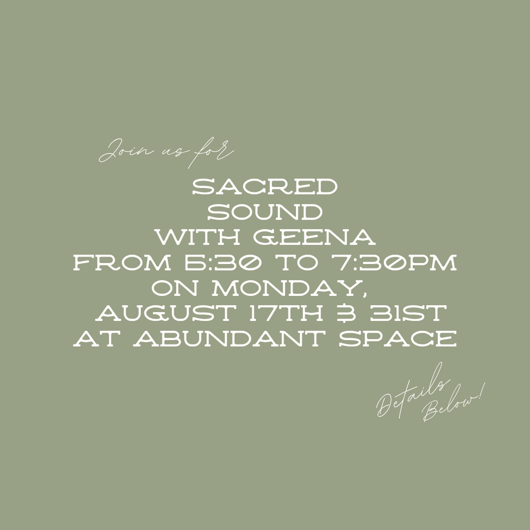 Donation Based Sacred Sound