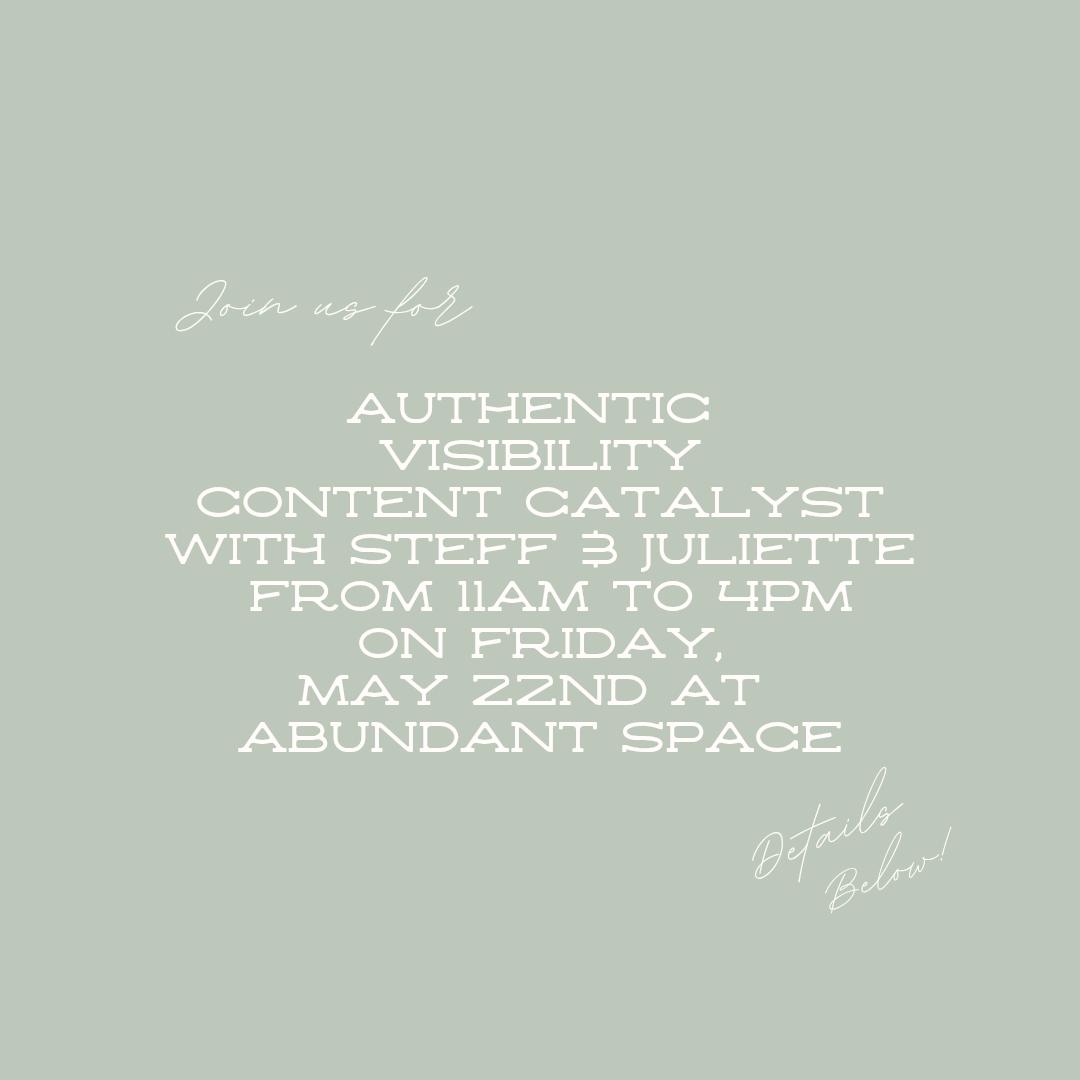 Authentic Visibility Content Catalyst