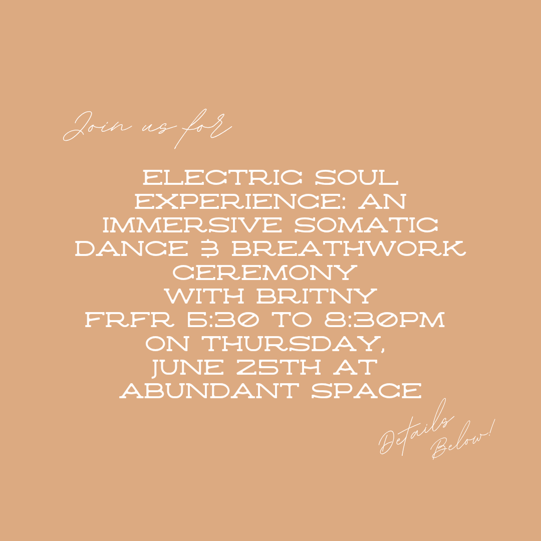 Electric Soul Experience: an Immersive Dance &amp; Breathwork Journey