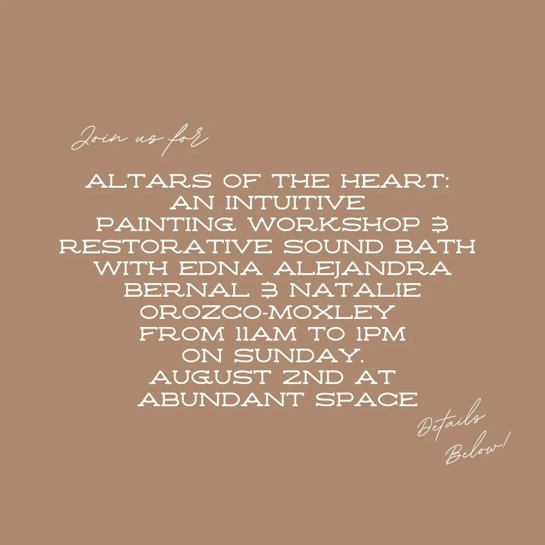Altars of the Heart: An Intuitive Painting Workshop &amp; Restorative Sound Bath 