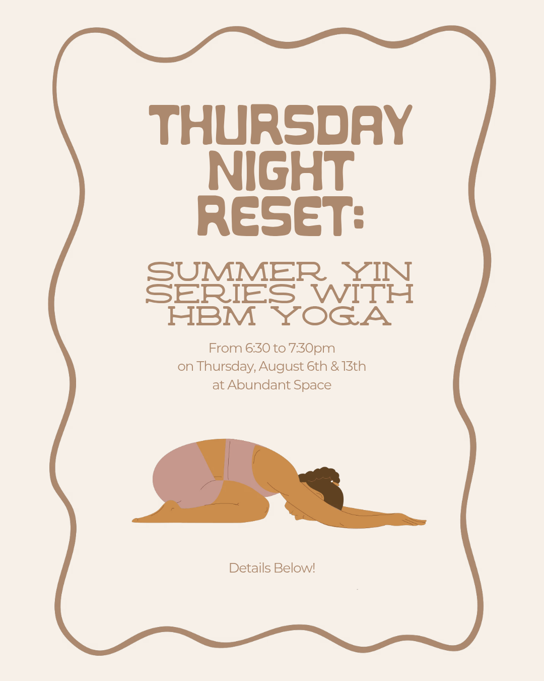 Thursday Night Reset: Summer Yin Series