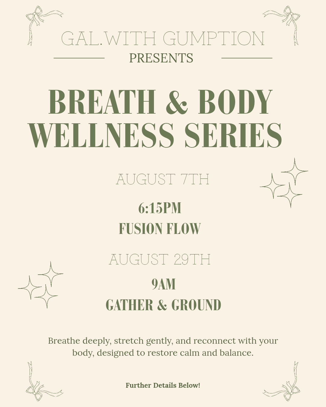 Breath &amp; Body Wellness Series