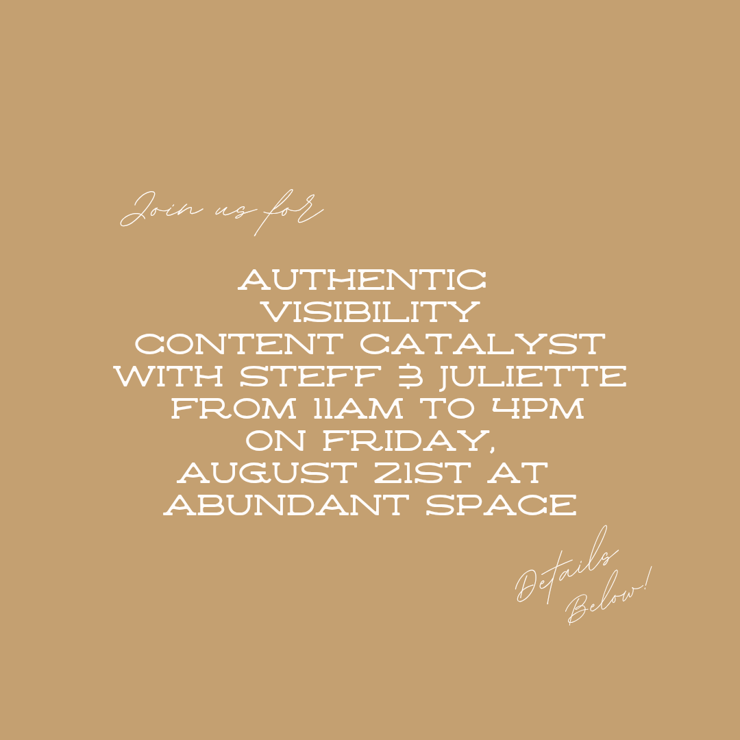 Authentic Visibility Content Catalyst 