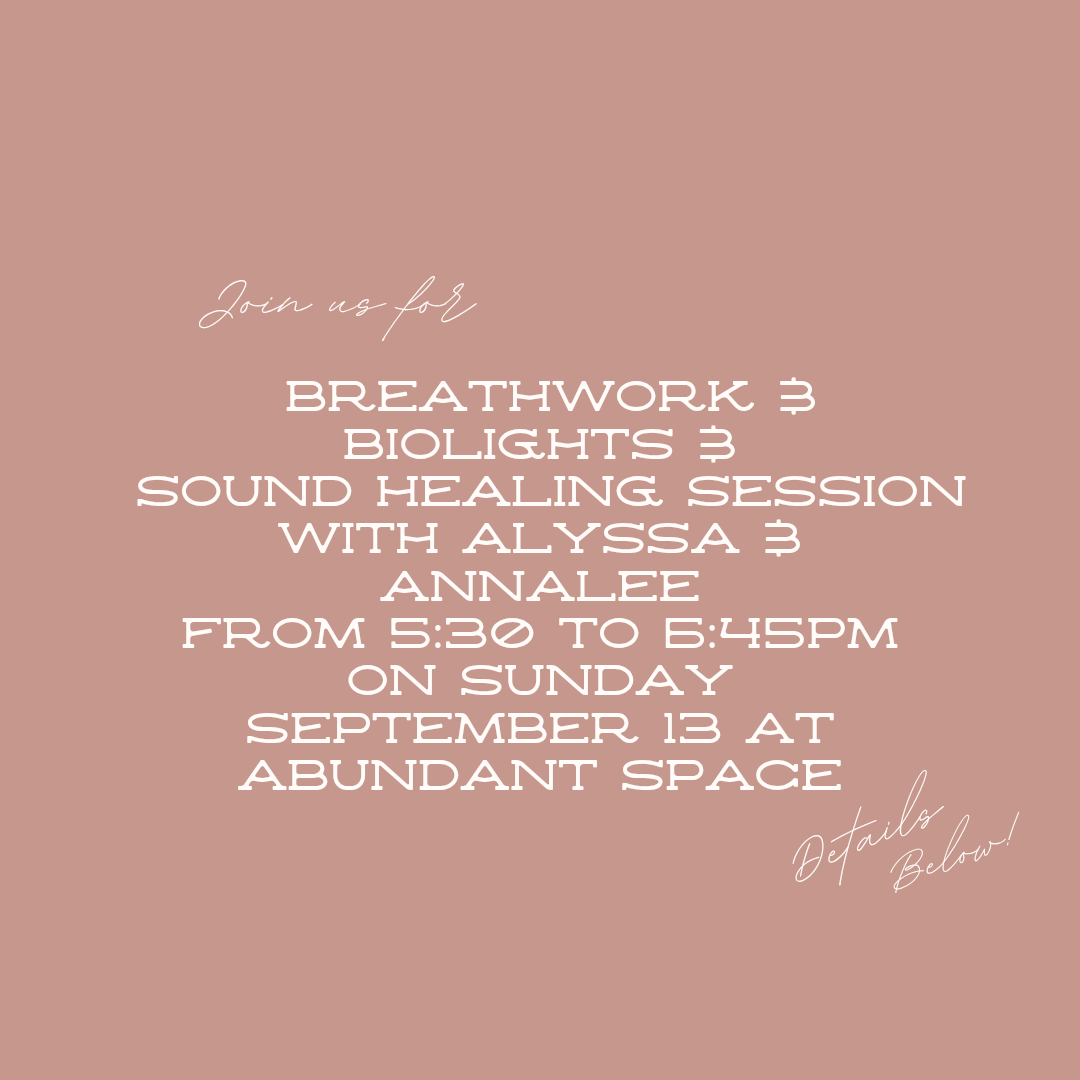 Breathwork &amp; BioLights &amp; Sound Healing Session