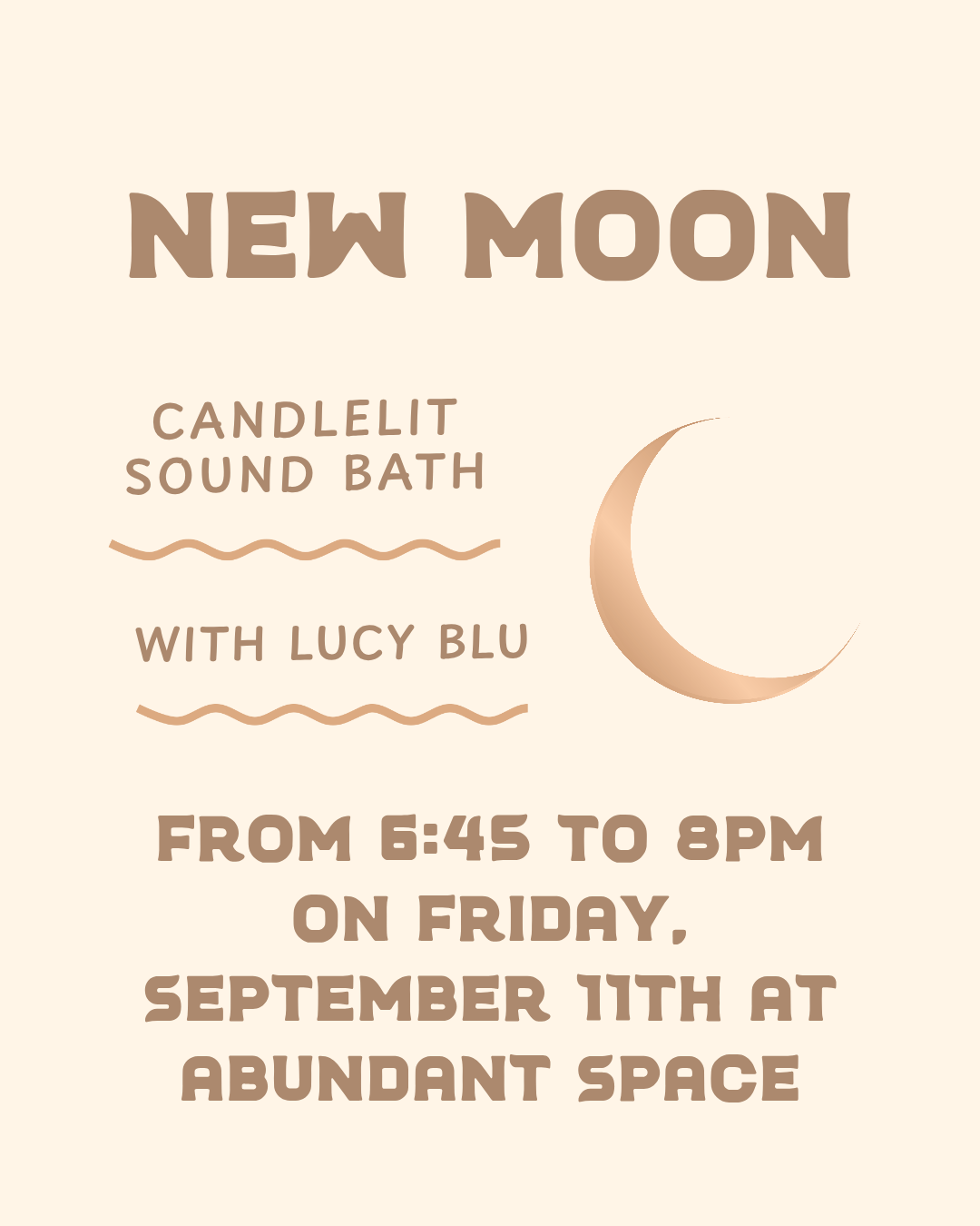 New Moon Candlelit Sound Bath