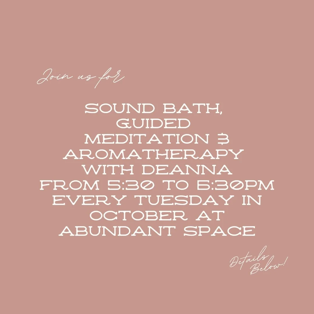Sound Bath, Aromatherapy &amp; Meditation