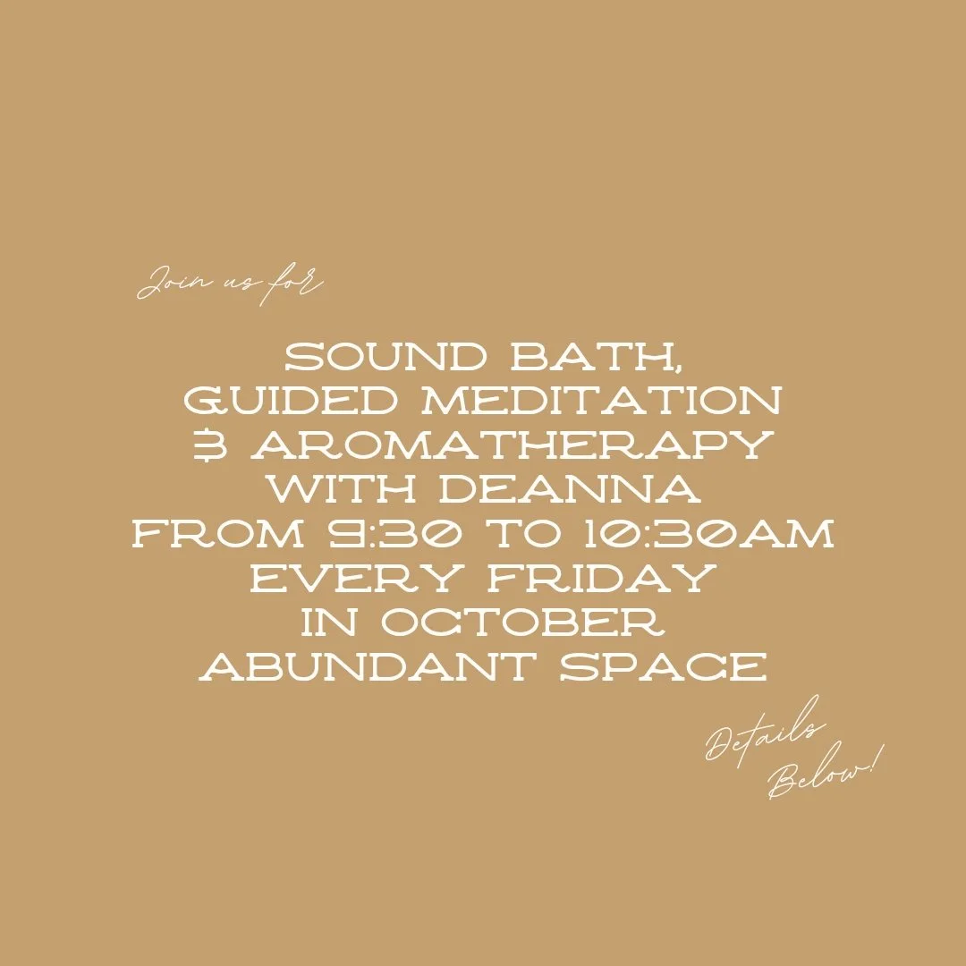 Sound Bath, Aromatherapy &amp; Meditation