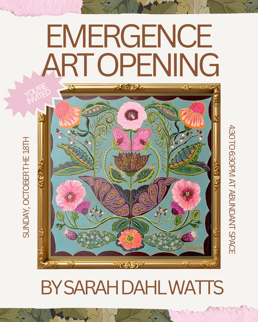 Emergence Art Opening