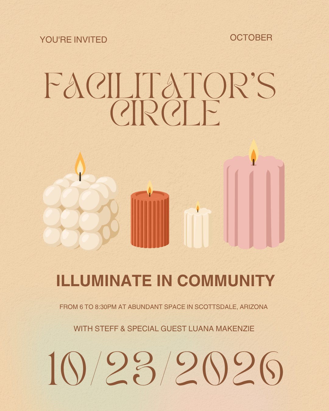 Facilitator's Circle: Illuminate Together in Community