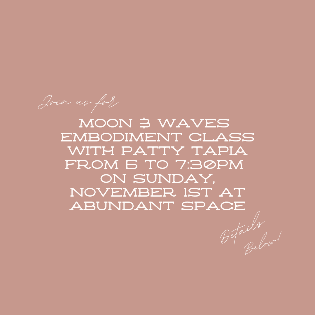 Moon &amp; Waves Embodiment Class