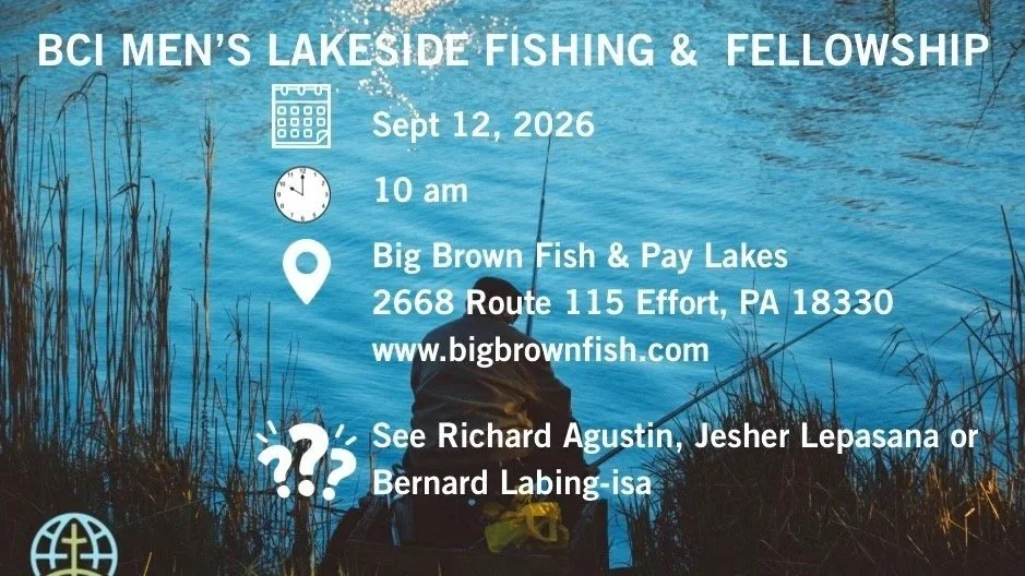 BCI MEN'S LAKESIDE FISHING & FELLOWSHIP
