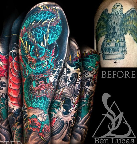 Ben Lucas - Eye Of Jade Tattoo