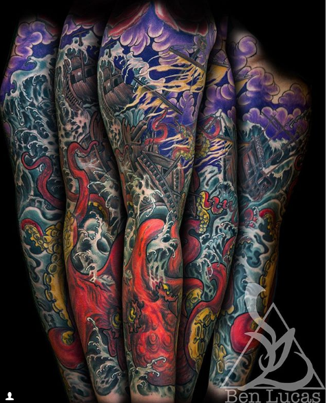 Ben Lucas - Eye Of Jade Tattoo