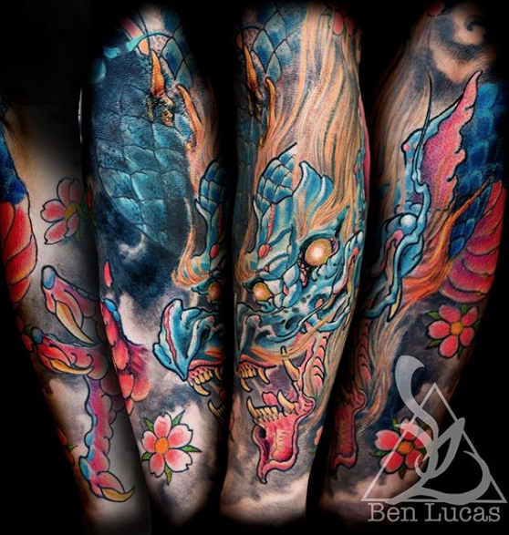 Ben Lucas - Eye Of Jade Tattoo