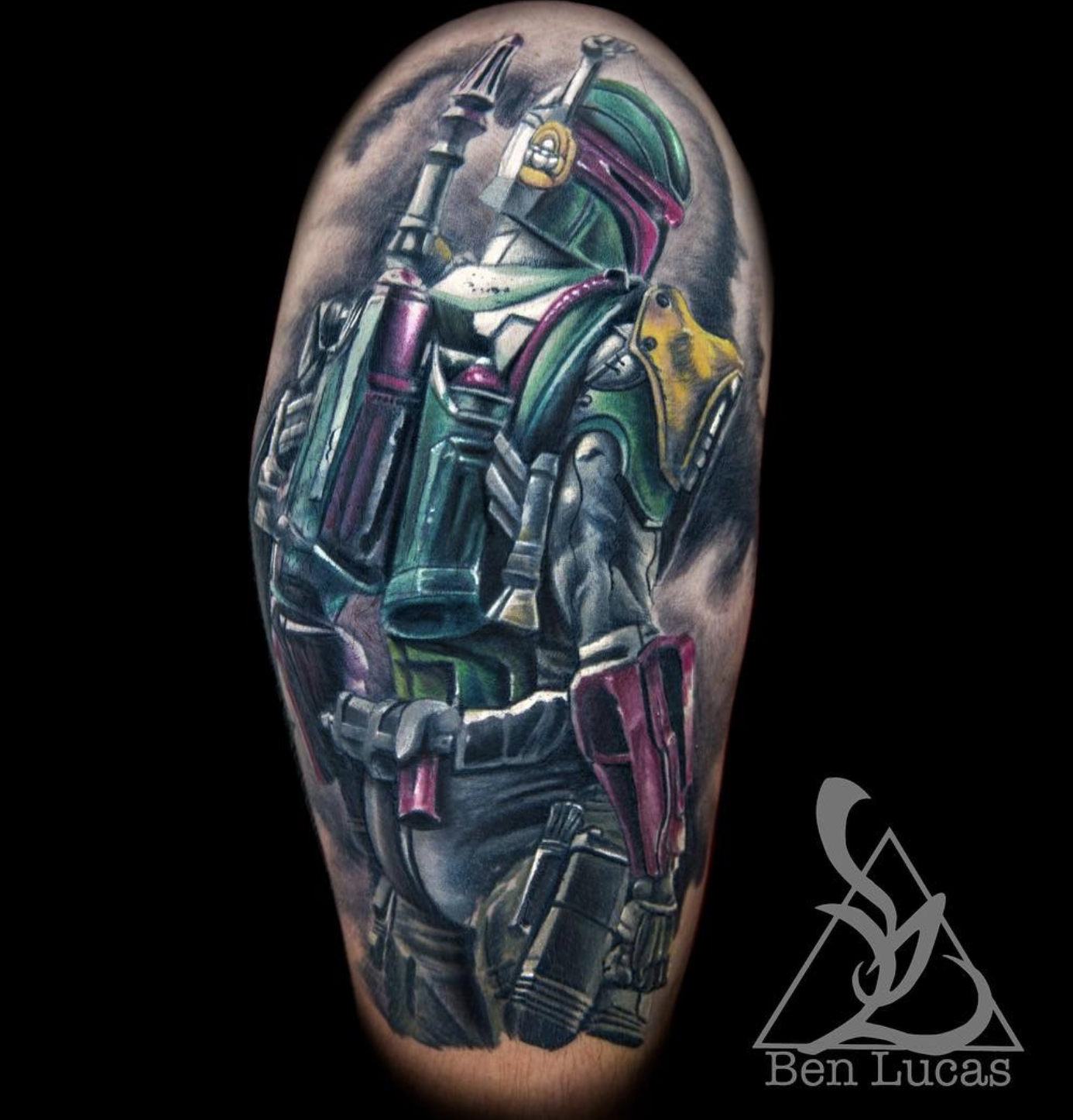 Ben Lucas - Eye Of Jade Tattoo