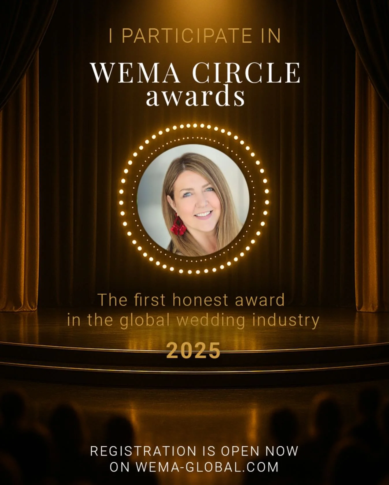 BIg news ! I am so proud to be nominated for the Wema circle awards and would be so grateful if you would take a few seconds to vote for me 🙏 link in bio 👑 https://www.wema-global.com/wema-circle-wedding-awards

This is an international award that 