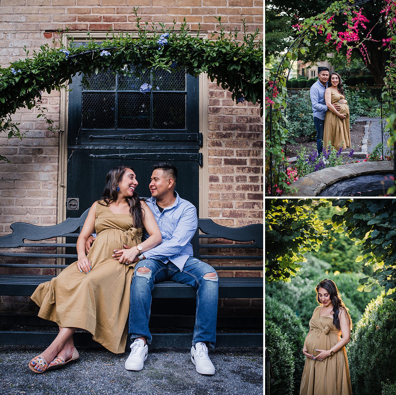 Conestoga House and Gardens Summer Maternity Session in Lancaster PA