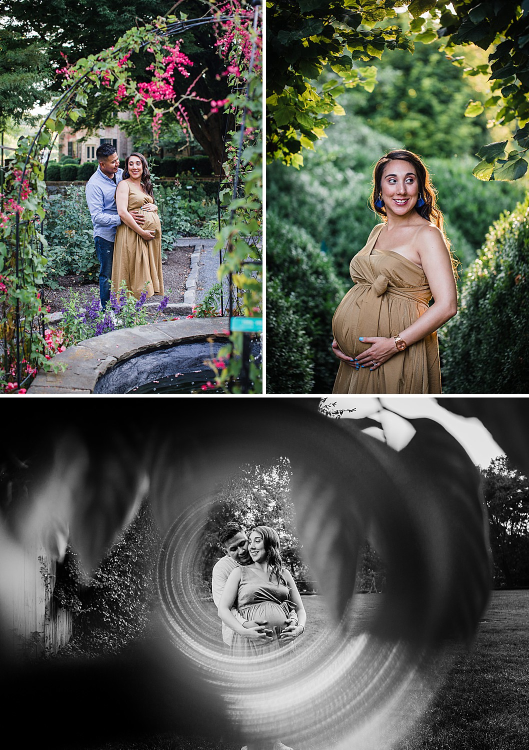 Conestoga House and Gardens Summer Maternity Session in Lancaster PA