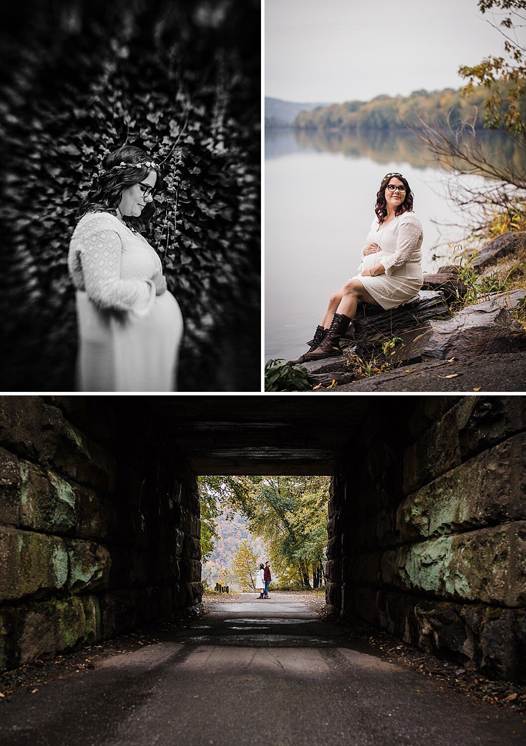 Lancaster fall maternity session at Chickies Rock