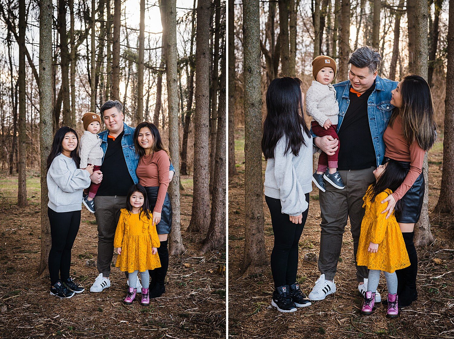  Winter family photo session at Overlook Park 