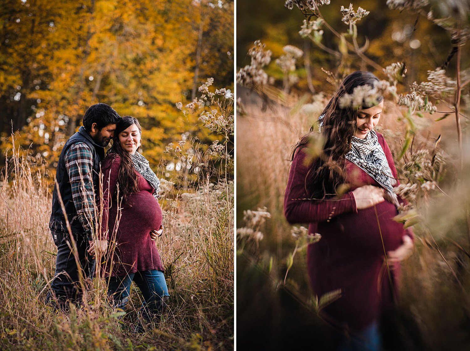 fall maternity photography at Muddy Run park in Lancaster by Melissa Engle Photography