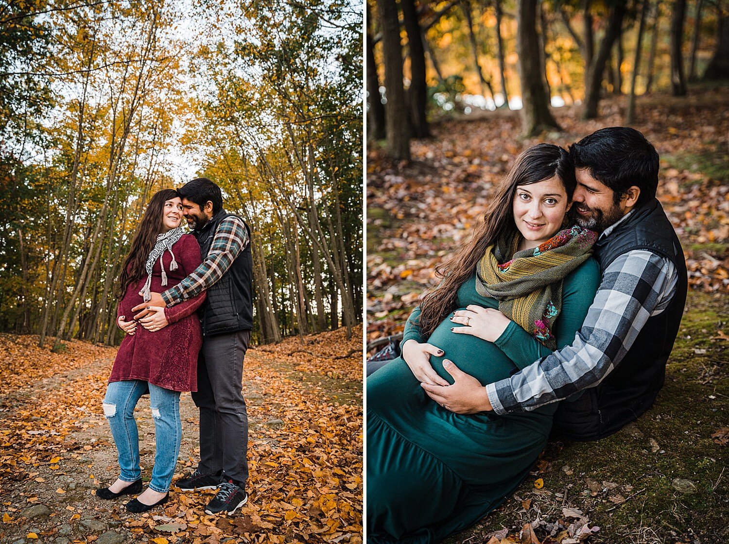 fall maternity photography at Muddy Run park in Lancaster by Melissa Engle Photography