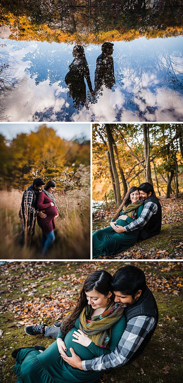 fall maternity photography at Muddy Run park in Lancaster by Melissa Engle Photography