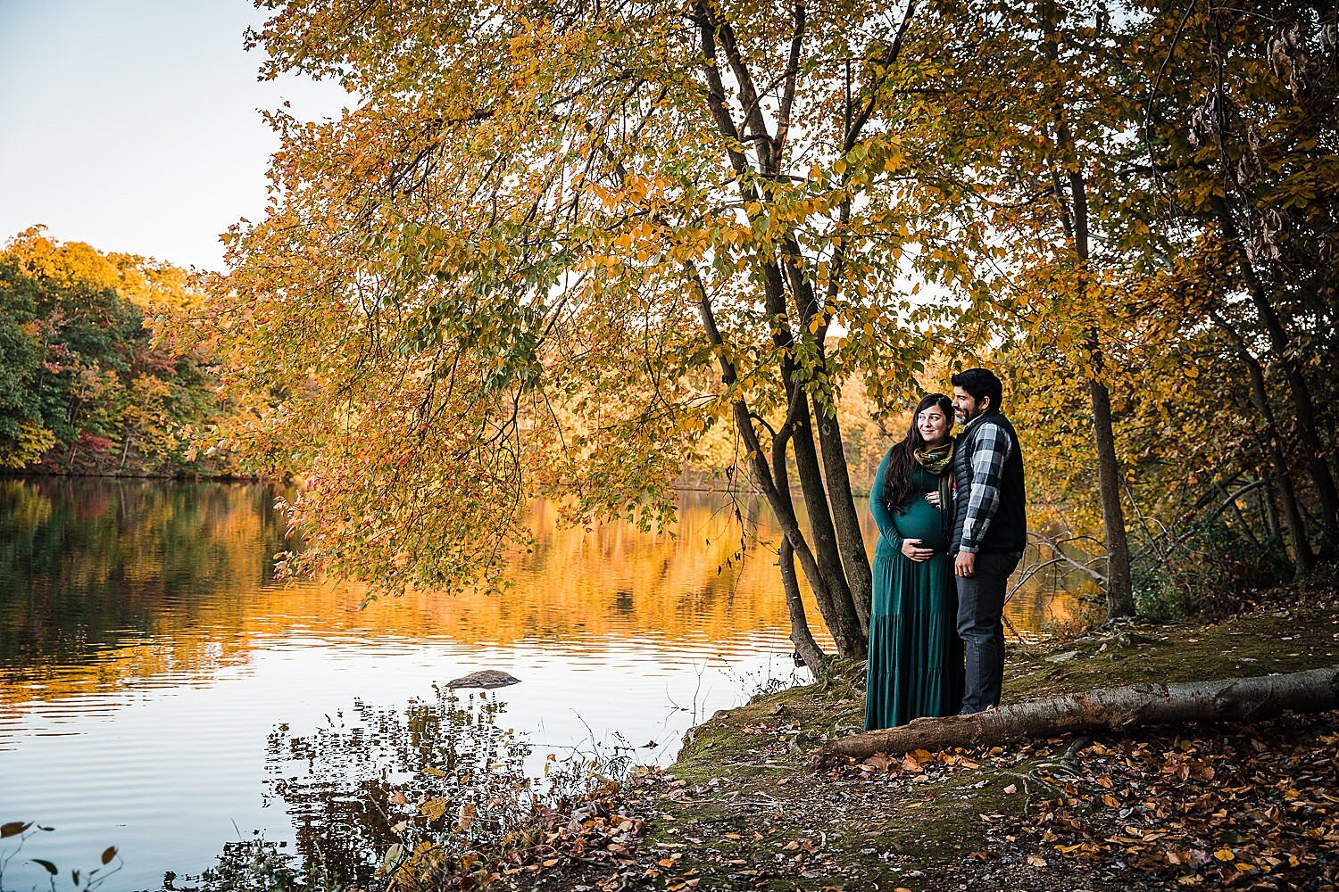 fall maternity photography at Muddy Run park in Lancaster by Melissa Engle Photography