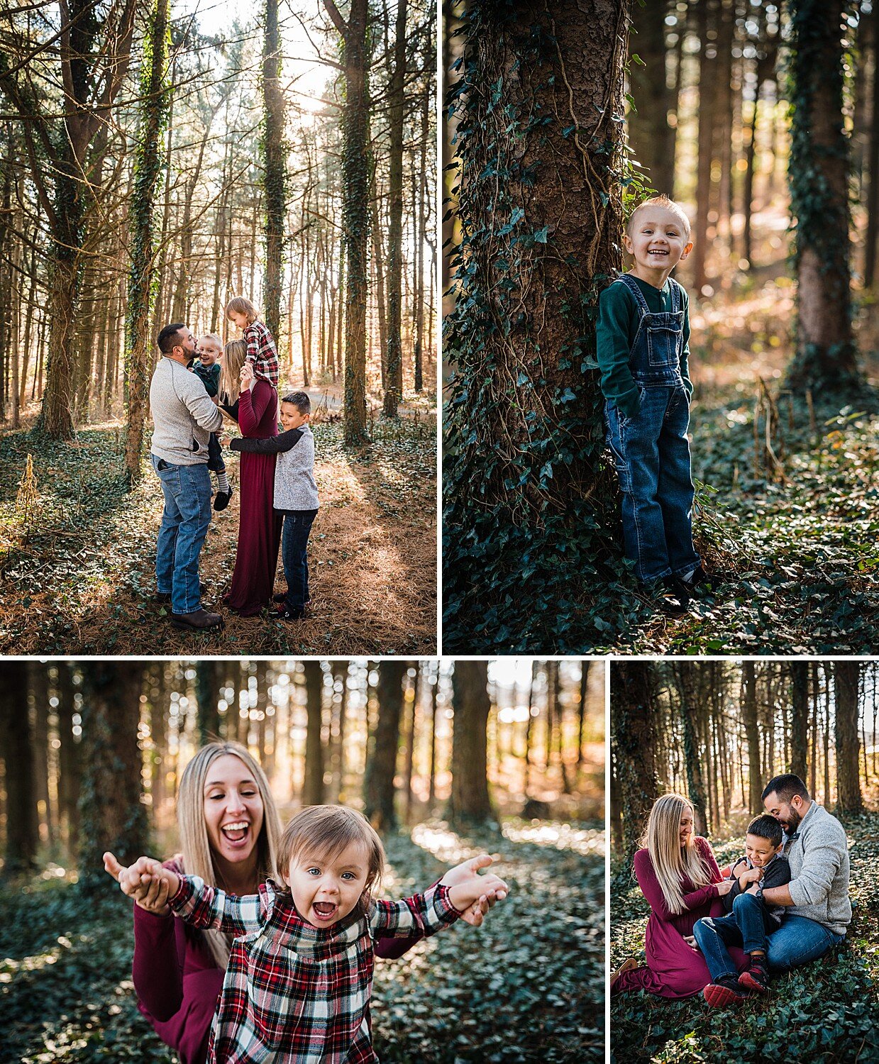 Winter family session in Lancaster, PA