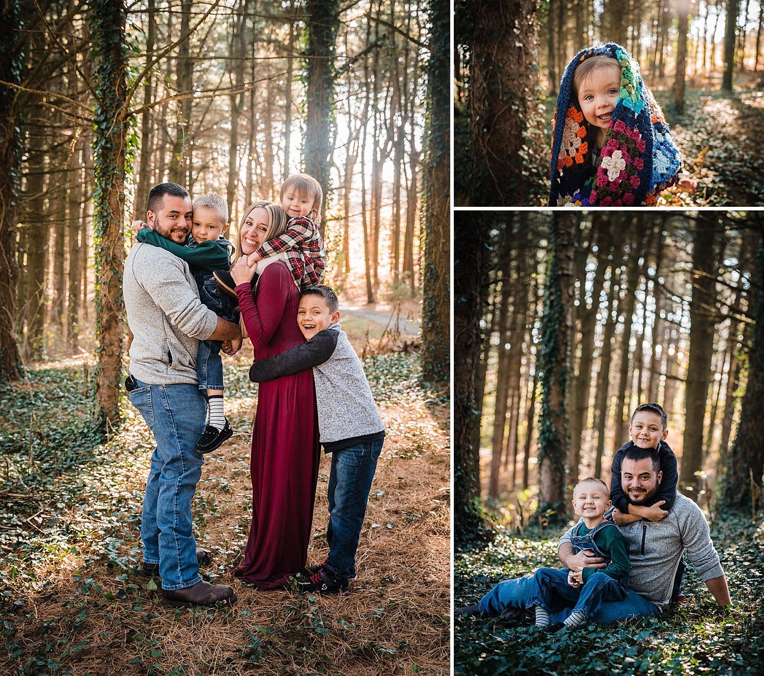 Lancaster winter family photo session